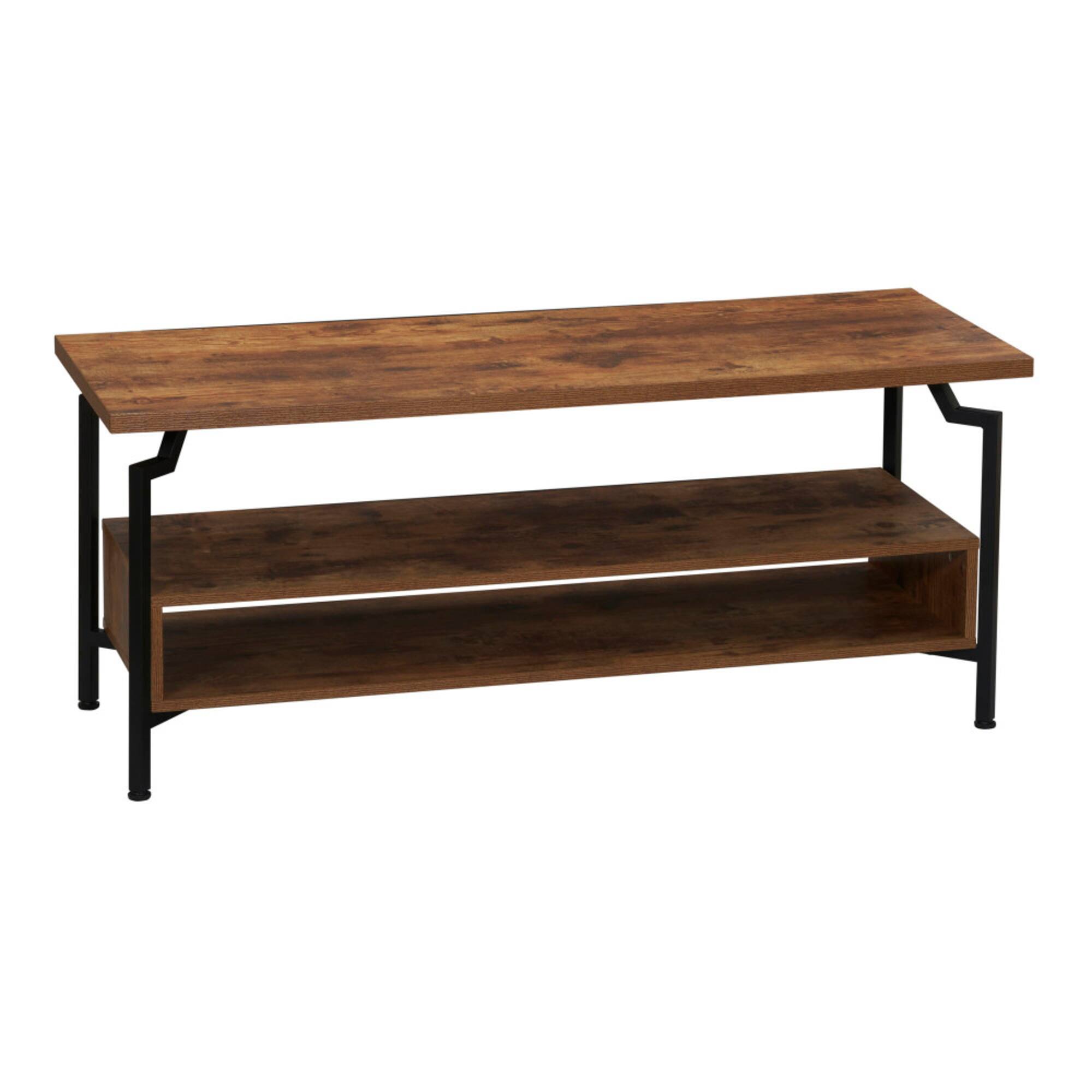 Household Essentials Crown 47" TV Stand with Storage Compartment
